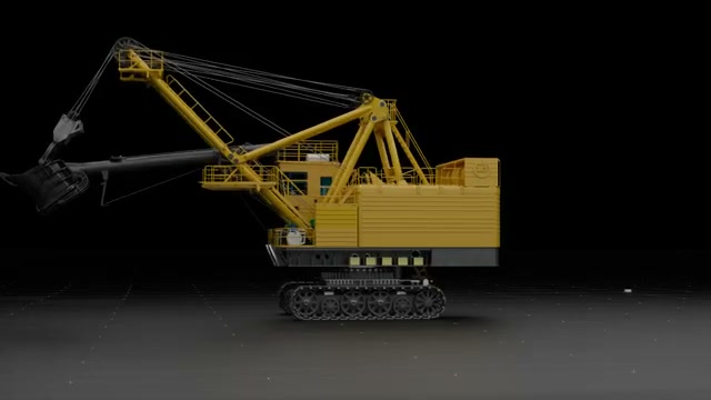 A mining excavator modelled in ROQED Mechanicum