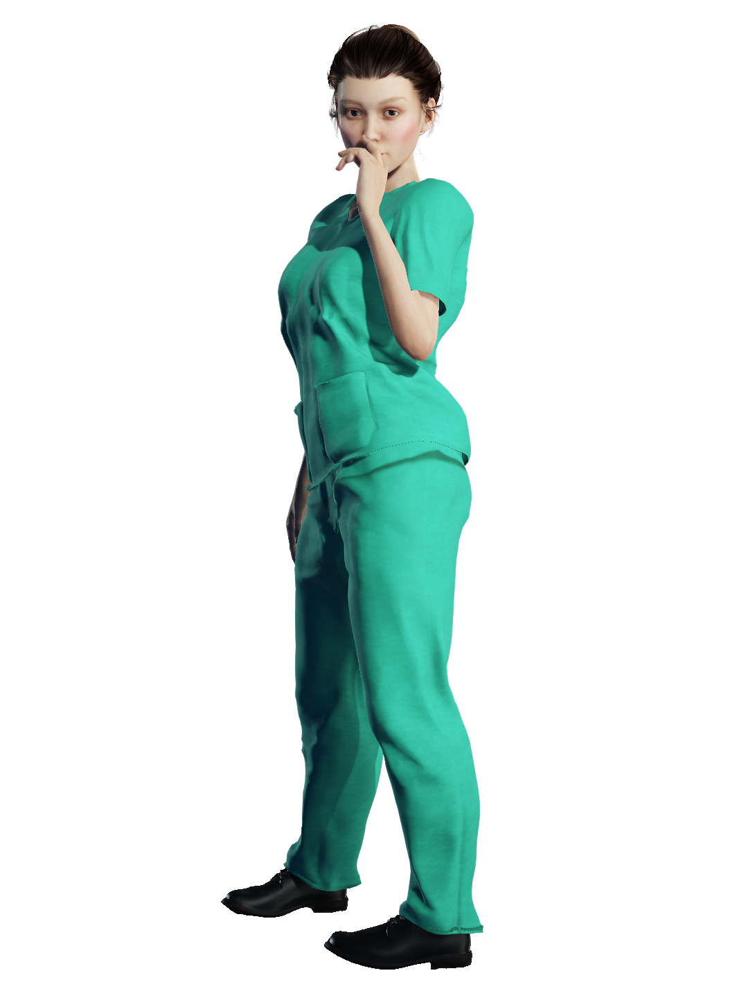 Doctor with tablet